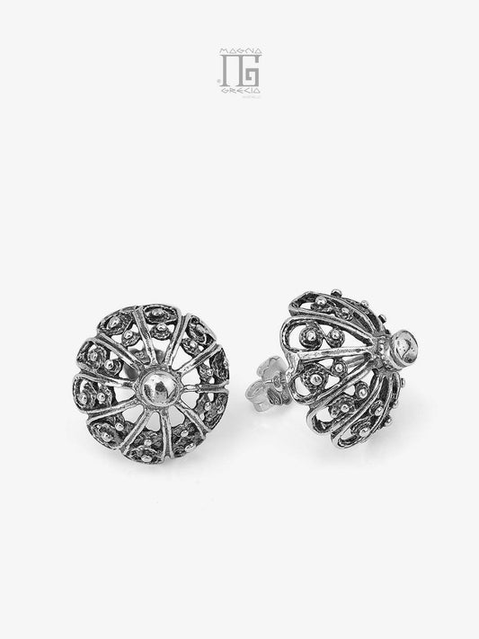 Silver earrings with Jennacca Code MGK 3665 V