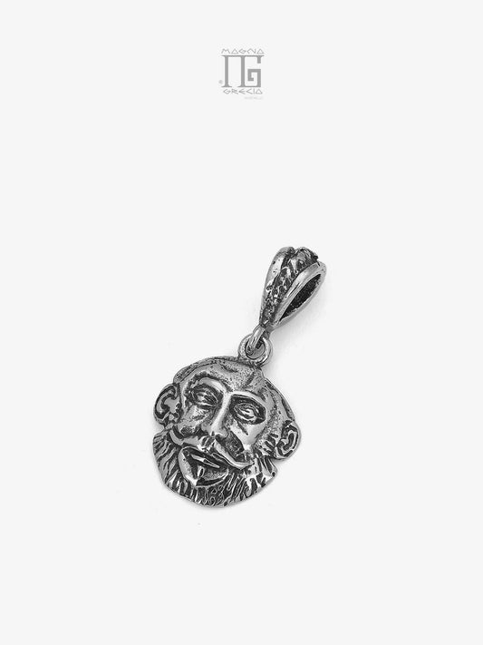 Silver Pendant with the Face of Agamemnon Code MGK 3732 V
