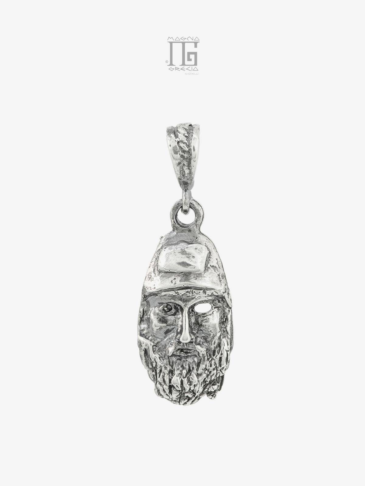 Silver pendant with Riace Bronze face B Cod. MGK 3837 V