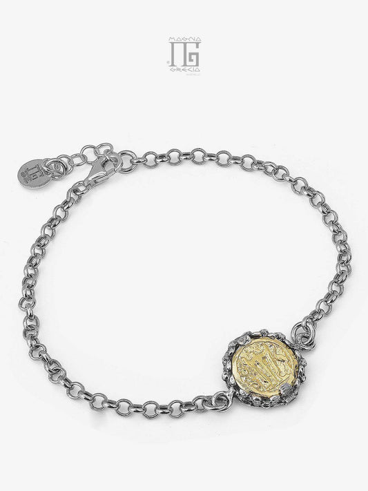 Silver Bracelet with Stater MGK 4129 V