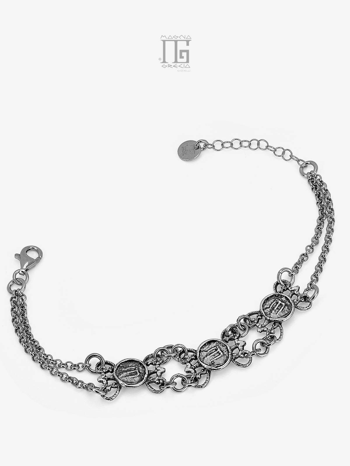 Silver Bracelet with Stater Code MGK 4230 V
