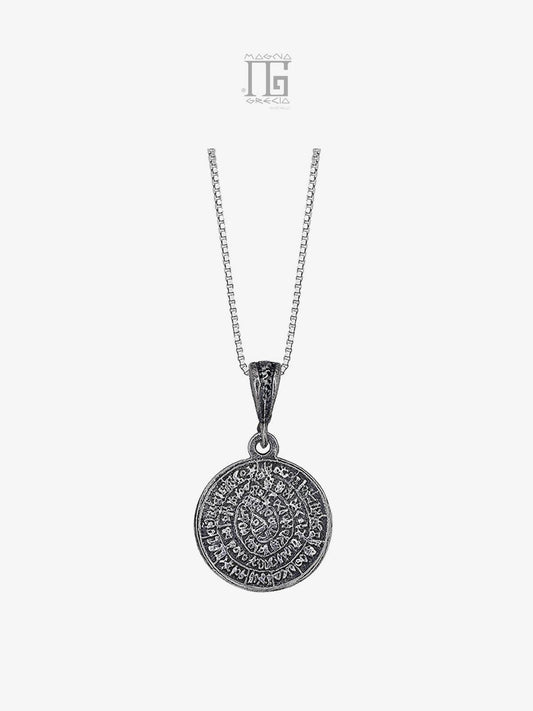 Silver pendant with Phaistos Disc coin Code MGK 4244 V