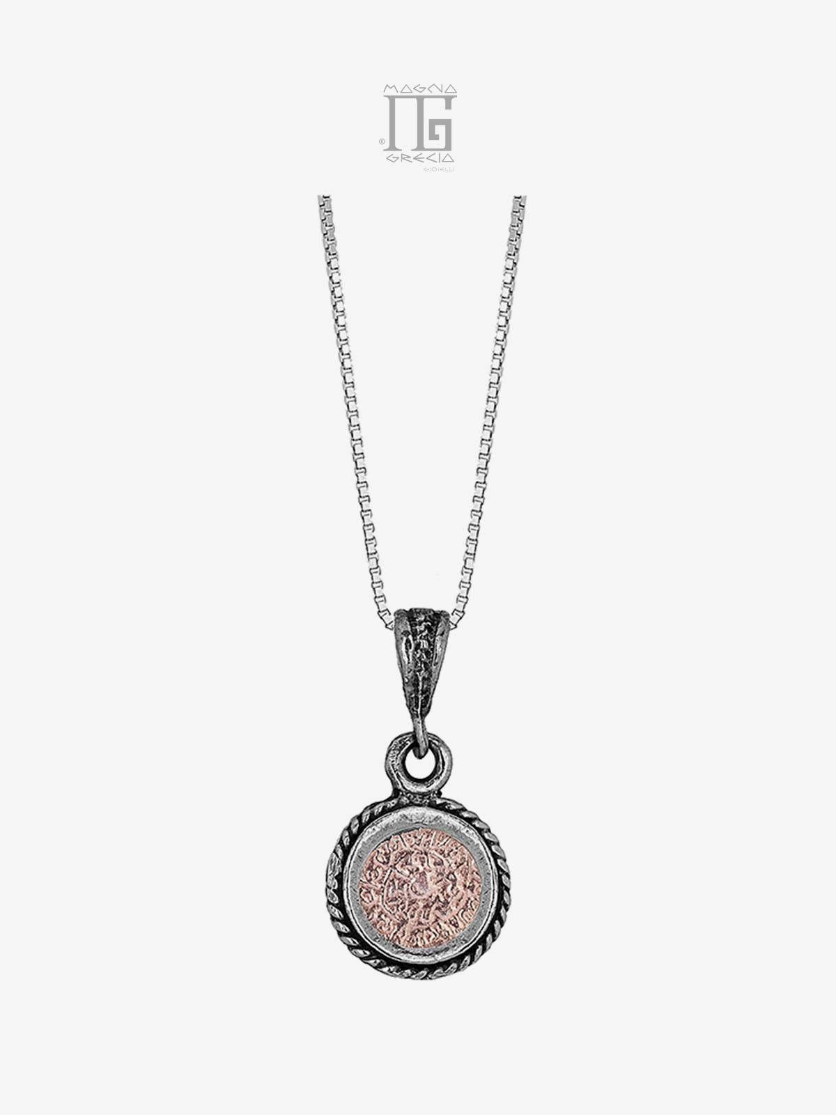 Silver pendant with Phaistos Disc coin Code MGK 4248 V